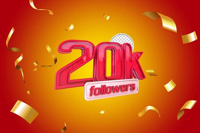social-network-20K-followers
