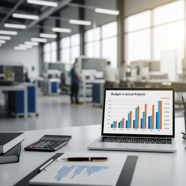 Financial-Forecasting-for-Manufacturers:-Budget-vs-Actual-Analysis